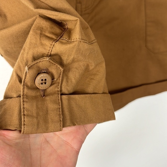 Sanctuary Social Standard Women's XXL Hero Utility Short Brown Convertible NWT - Picture 10 of 16